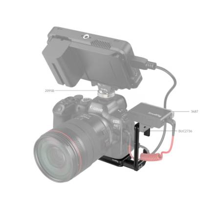 SmallRig 4160B - płytka L-kształtna, przykład użycia